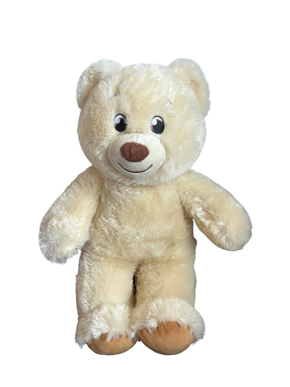 Build-A-Bear Cream Teddy Bear Plush Stuffed Animal 16” Soft Classic BAB